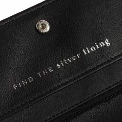 Wholesale 🥰 Origami Owl "Find the Silver Lining" Black Wallet 😀 -Thinkgoodness Shop yfsaqrvpoxof2fl87n74