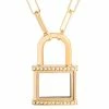 Best Sale 🎁 Origami Owl Gold Padlock Living Locket Necklace 🛒 -Thinkgoodness Shop yhshibeind8gxuh9gdcm